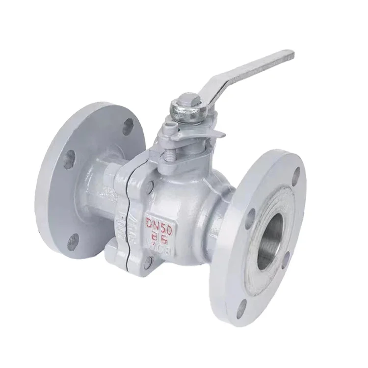 Q41F-16C Q41F-25C Q41F-40C Q41F-64C DN80 Cast Steel Flange Floating Ball Valve