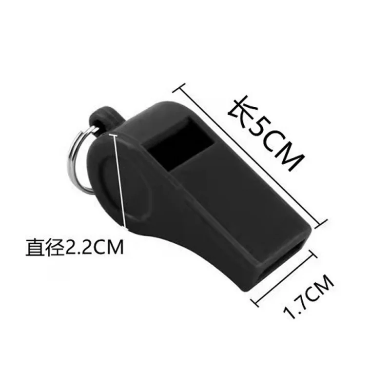 สีสุ่มพัดลมเชือกนกหวีดกลางแจ้ง High Pitched Survival First Aid นกหวีดบาสเกตบอลฟุตบอล Court ผู้ตัดสินกีฬานกหวีด