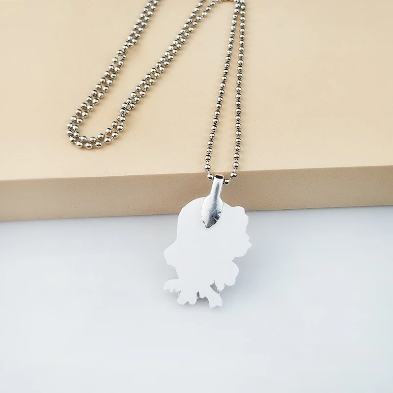 2023 Cartoon Pulie Pug Yorkshire Terrier Schnauzer Acrylic Necklace Pendants Charms Resin Epoxy Handmade Crafts Jewelry Gifts