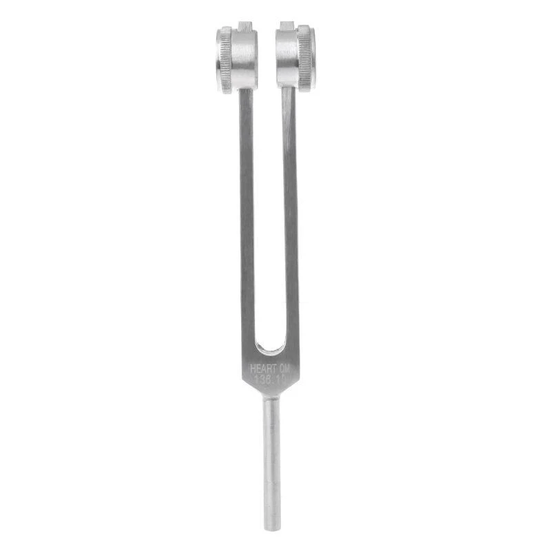 OM 136.1Hz Tuning Fork with Silicone Hammer Sensory for Perfect Healing