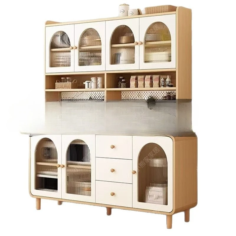 

Kitchen side cabinet, household locker combination, integrated against the wall