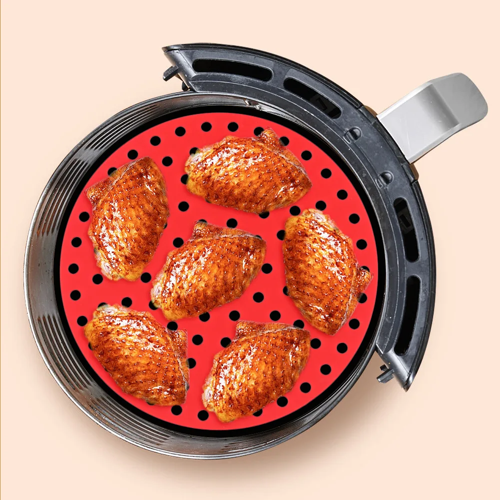 High Quality Air Fryer Silicone Mat Kitchen Accessories Nonstick Baking Mat Pastry Tools Accessories Bakeware Oil Mats