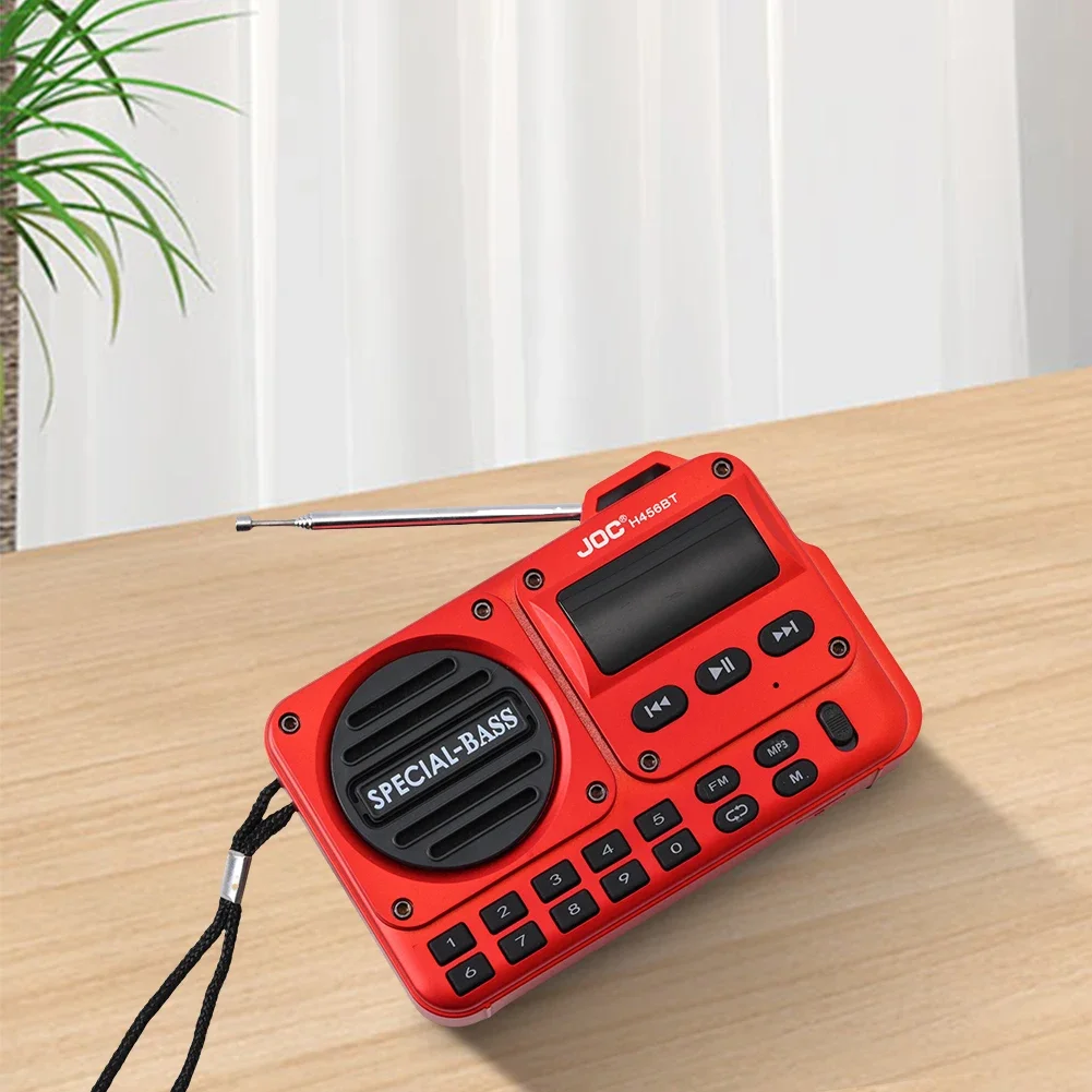 Портативный FM-радио, перезаряжаемый цифровой радиорекордер, BT 5,4, радиодинамик для дома, путешествий, подарки для пожилых людей, пожилых людей