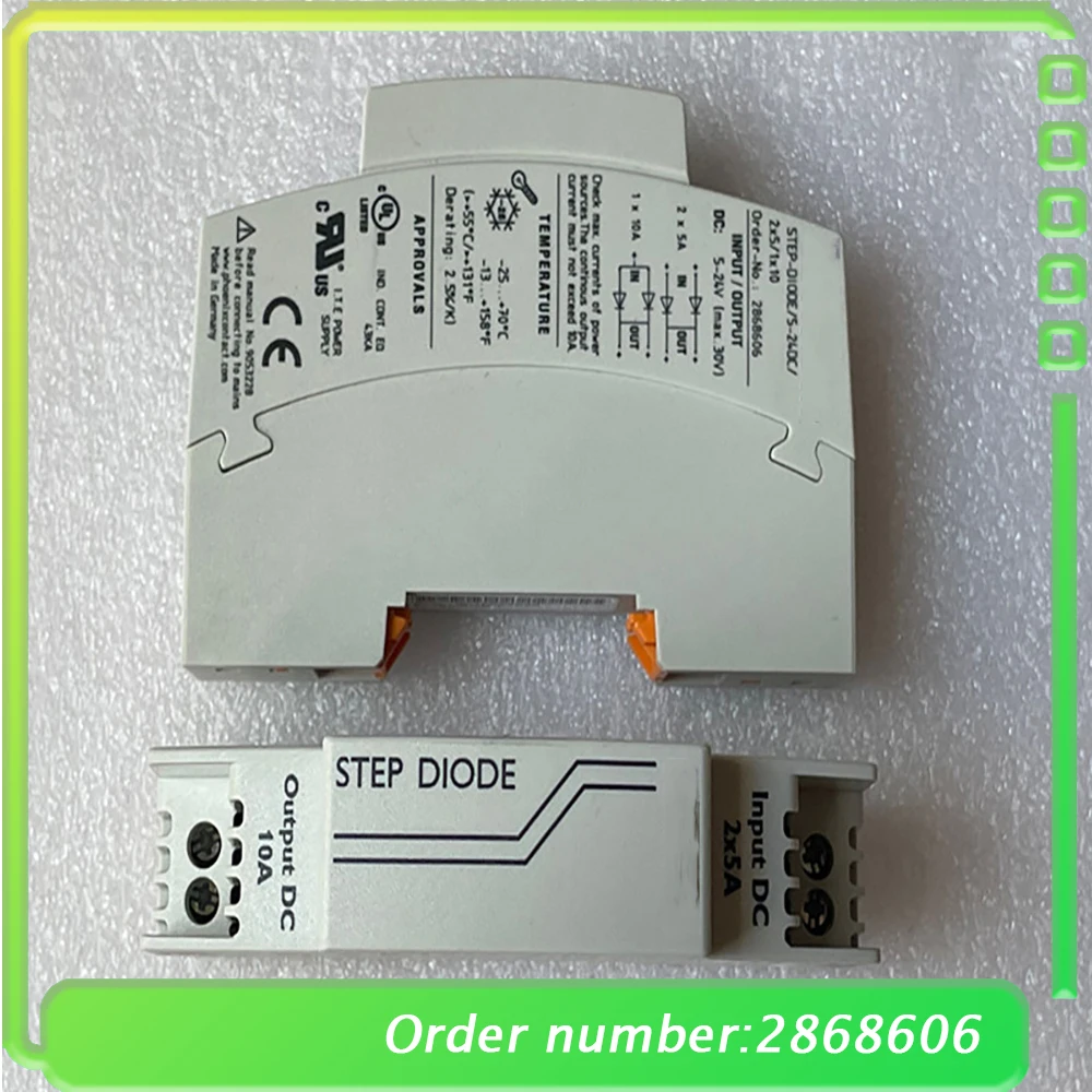 Redundancy Module STEP-DIODE/5-24DC/2X5/1X10 2868606