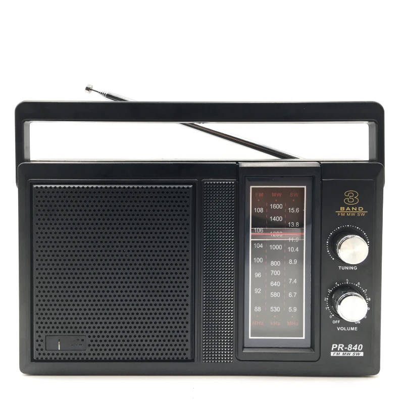 

PR-840 Radio Retro Old Style FM AC/DC Plug in Full Band Desktop