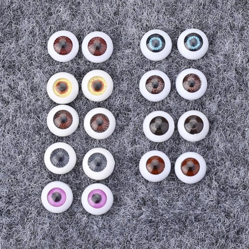 20 Pairs / Lot ABS Material Eyes For Animal Miniature Doll Accessories Random Color Doll Eye Fast Shipping Thing For DIY Game