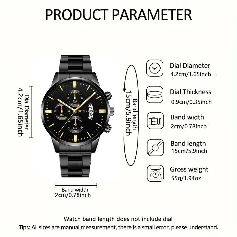 Fashionable Men's Watches, Luxurious Calendars, Quartz Watches, Men's Business Watches, Men's Clocks, Men's Watches