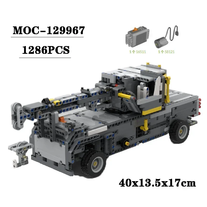 Building Blocks MOC-129967 Mobile Crane Toy Model 1286PCS Adult & Child Puzzle Birthday Christmas Toys Gift Accessories