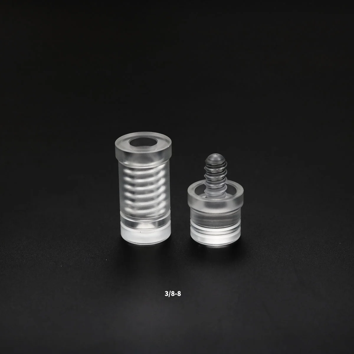Billiard Cue Joint Protector Acrylic Transparent  3/8*8 Radial,Uniloc,3/8-10 Joint Protector  Billiards Accessories