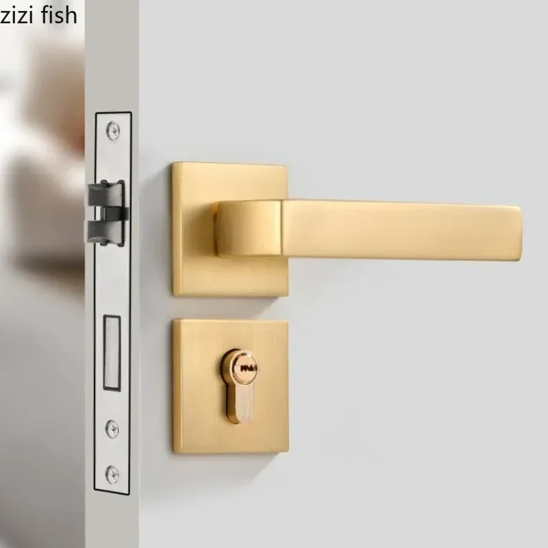 metal-door-lock-indoor-silent-lock-golden-living-room-magnetic-locks-door-hardware-accessories-tools-universal-split-locks