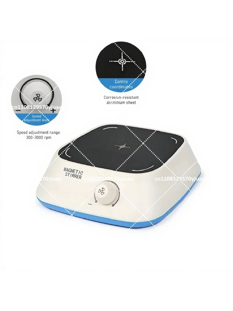Magnetic Stirrer Adjustable Speed 300-3000RPM, Corrosion-Resistant Plate, Stirring Equipment for Lab, DIY Crafts