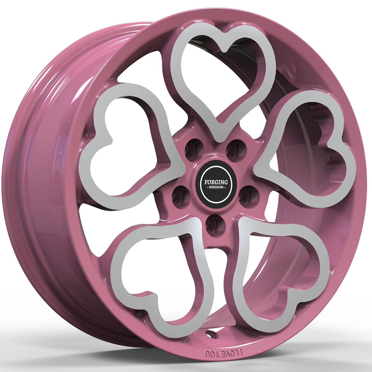 Xianglun New Condition Love Shape Forged Wheel Hub Aluminum Alloy Multi-Model Fit 15-26 Inches Available 35mm 40mm 25mm 98mm 30m