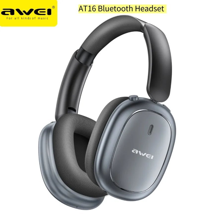 Беспроводные Bluetooth-наушники Awei AT16 (21H) для компьютера, с низкой задержкой, для геймеров, спорта, звонков и прослушивания музыки