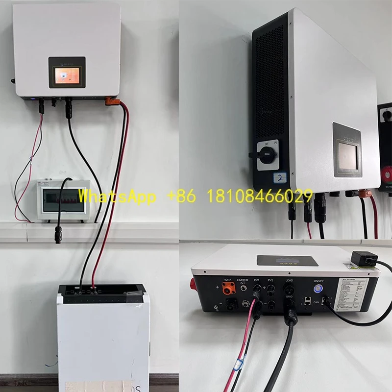 

Solar Hybrid Inverter for Home with Touch Screen Dual MPPT Lumentree 48V 6KW Pure Sine Wave