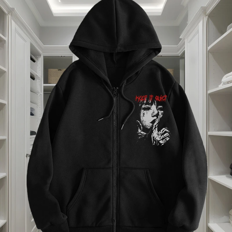 الرجال الشتاء 100% القطن البريدي هوديي المرأة البلوز عادية Harajuku جودة عالية الخريف الملابس y2k المتضخم هوديي معطف عيد الميلاد #1