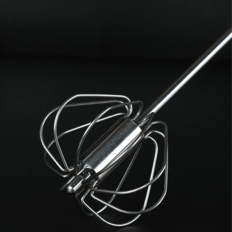 Mieszadło obrotowe ze stali nierdzewnej, ręczne mieszadło, mieszadło do kremu, jajek, gadżety do pieczenia, półautomatyczny mikser, ubijaczka do jajek, przybory kuchenne.