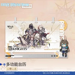 Original  Official Game Arknights Amiya 2025 Multifunctional Desk Calendar Cosplay Stand Decoration Props Gift