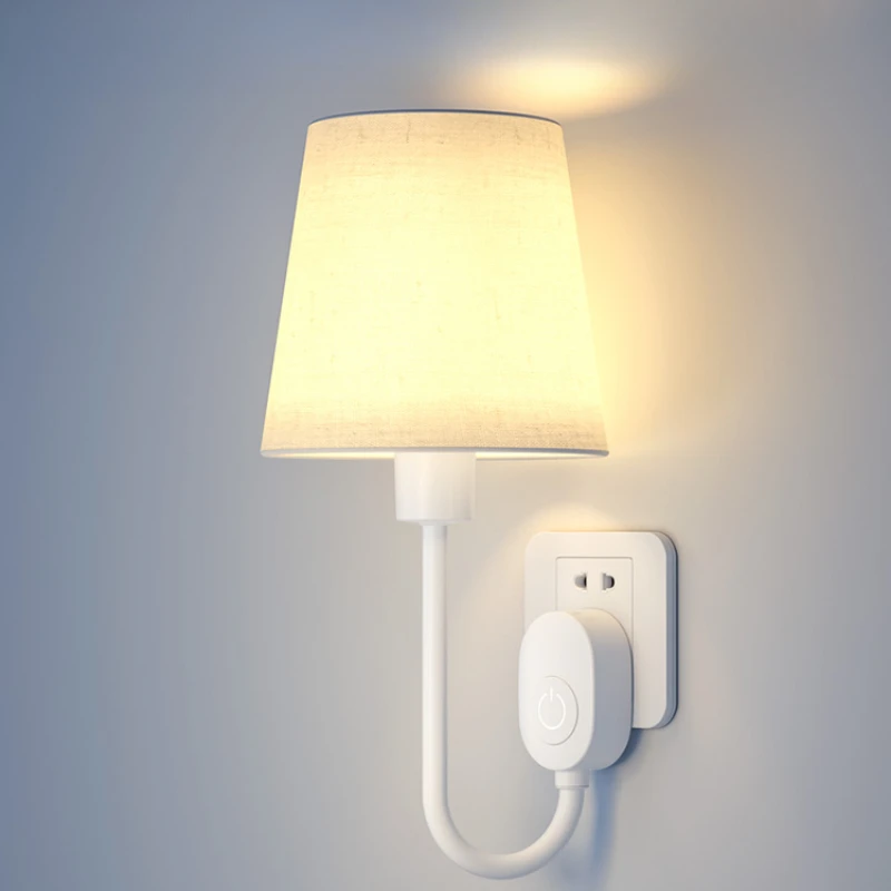 

*Bedside lamp, wall lamp, household bedroom soft light, adjustable brightness