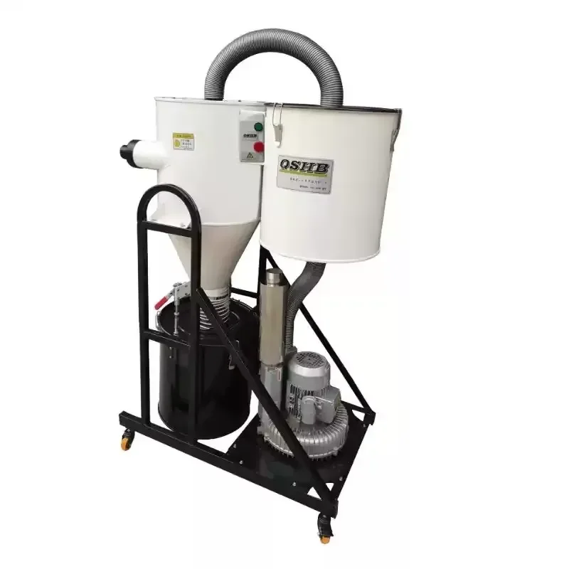 New High Pressure Custom Single Barrel Cyclone Dust Collector for Woodworking Machinery Vacuum Cleaner Grinding Polishing