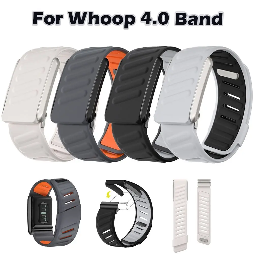 

High Quality Silicone Fitness Band Adjustable Soft Replacement Strap Breathable Sports Wristband for Whoop 4.0 For Women Men