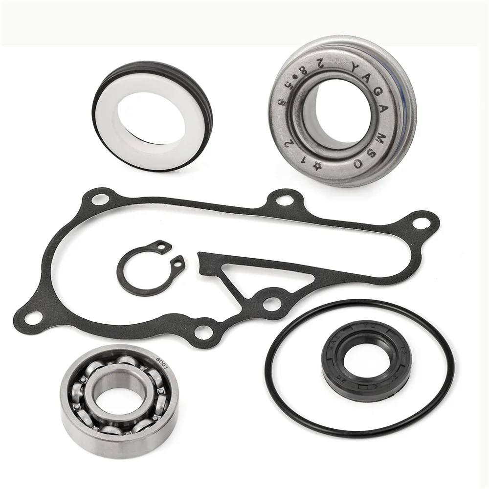 Water Pump Seal Gasket Bearing O-RING Rebuild Kit For YAMAHA Raptor 700 700R RSE YFM700 YFM700R 2006-2021