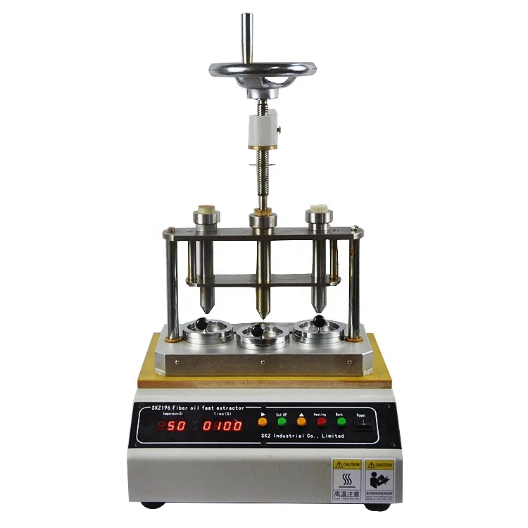 Oil Sample Rate Tester Fiber Oil Grease Fast Extractor Rapid Oil Extraction Apparatus Analyzer