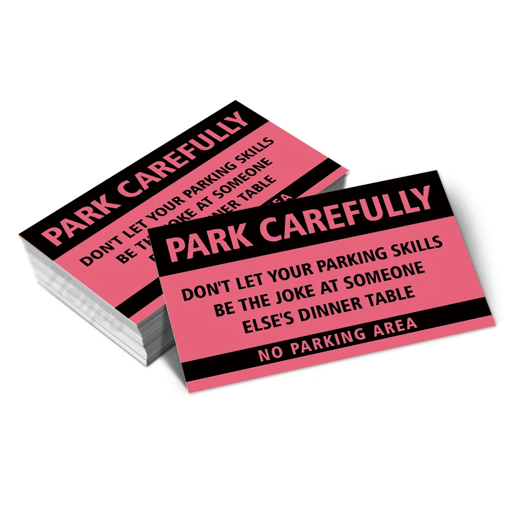 50pcs Humorous Parking Cards \