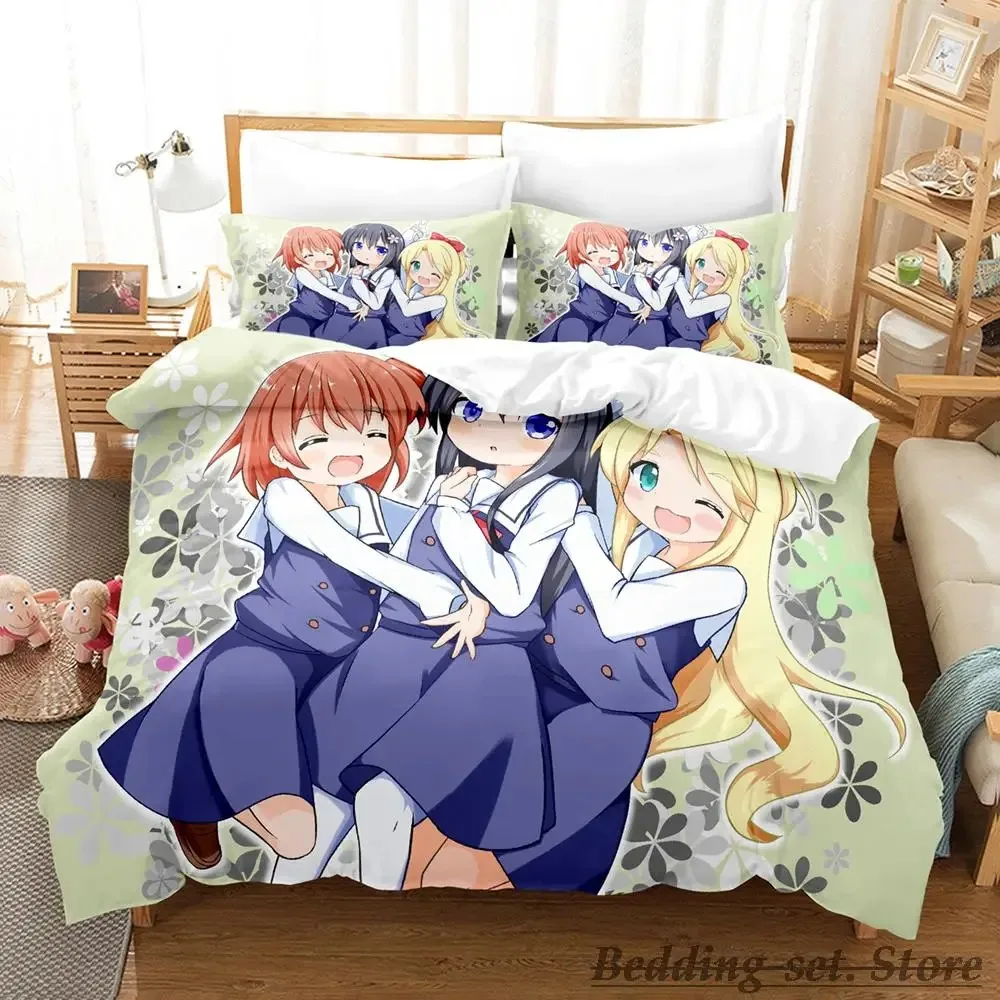 2023 Wataten! An Angel Flew Down to Me Bedding Set Single Twin Full Queen King Size Bed Set Adult Kid Bedroom Duvetcover Sets