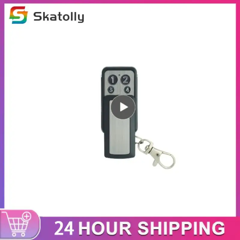 Black Small Volume Learning Code Rolling Code Easy To Carry Wireless Remote Can Directly Copy The Remote Control Silver