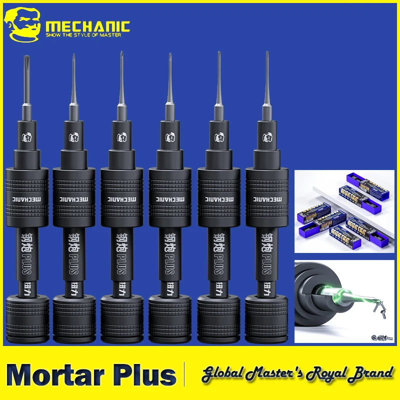 【MECHANIC】 Mortar Plus Torque Screwdriver High Strength Screwdriver for IPhone Android Phone Disassembly Limited Torque Tools