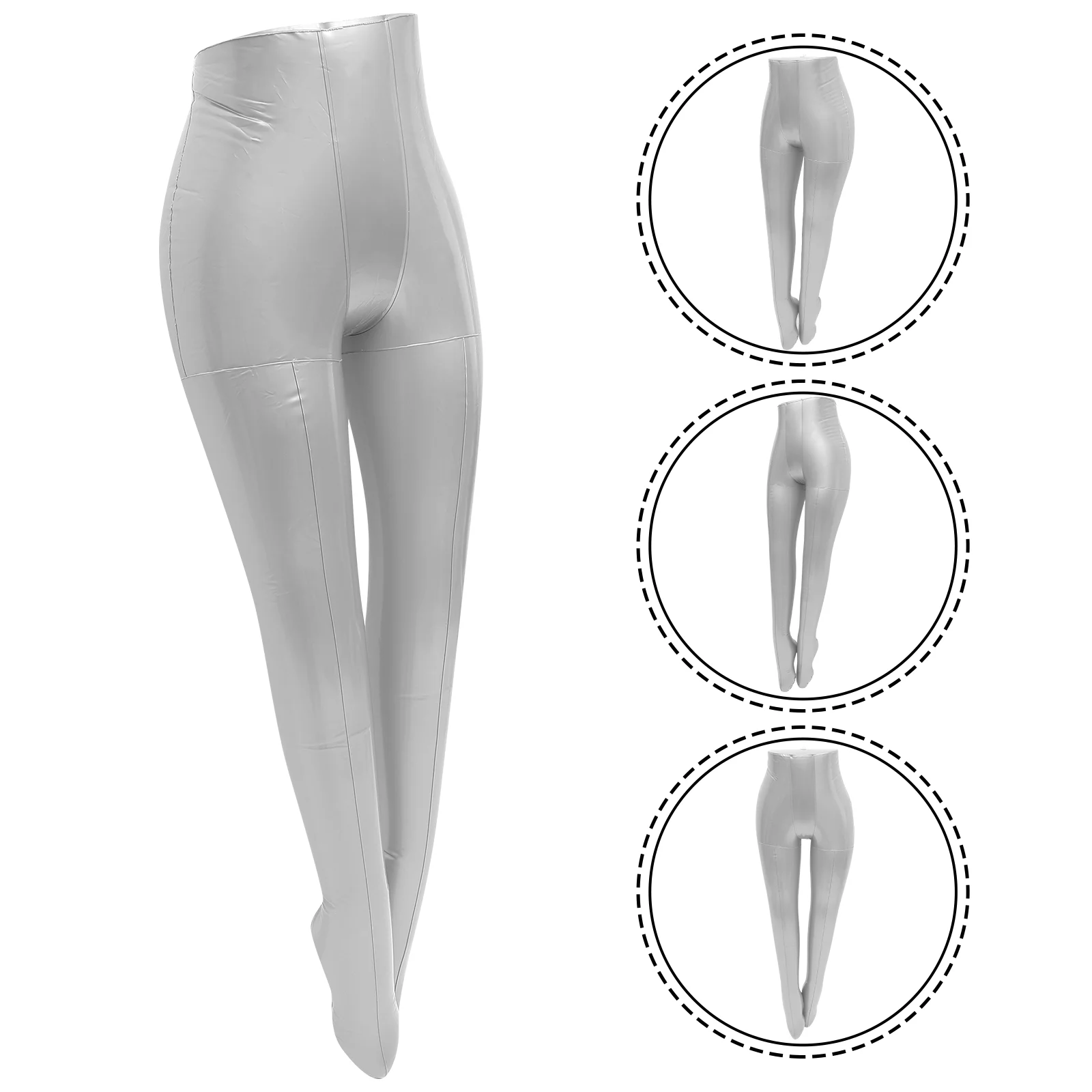 Inflatable Female Mannequin Leg for Pants Stockings Leggings Display Model Premium Material Leak Proof Versatile Easy Inflate