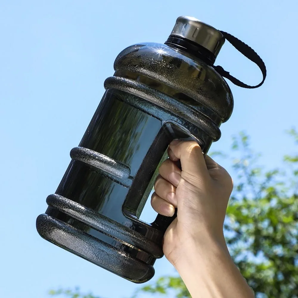 Cross-border large-capacity plastic cup summer fitness portable outdoor water cup 2.2L leak-proof ton barrel gallon kettle