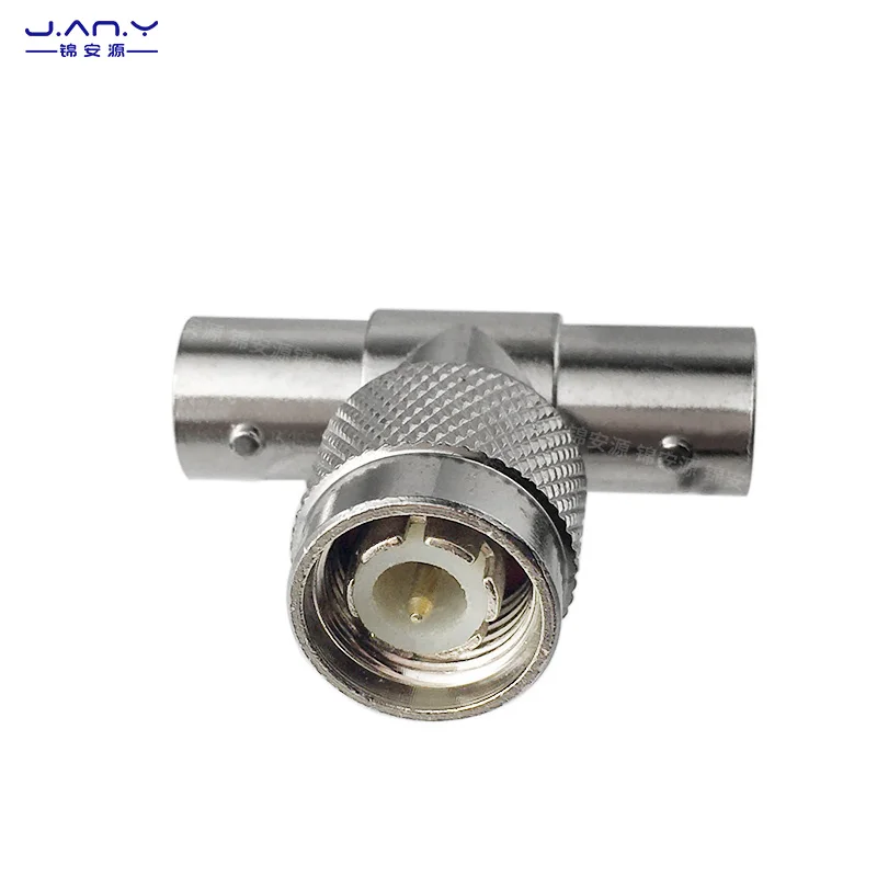 1 piece TNC revolution BNC female RF coaxial three-way adapter L12 turn Q9 head one in two out signal branch