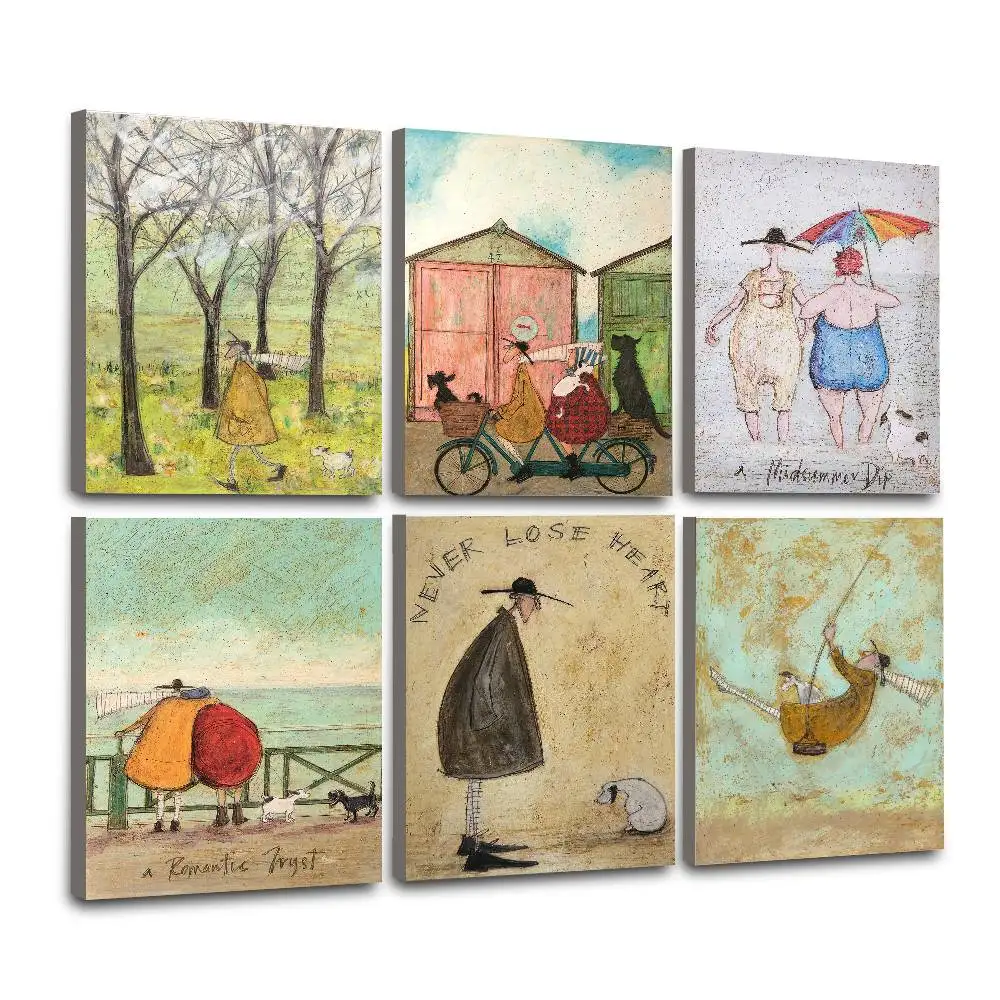 Art S-Sam Toft lassic Cover Canvas Painting Print Poster For Living Room Wall Art Home Decor Pictures Gift