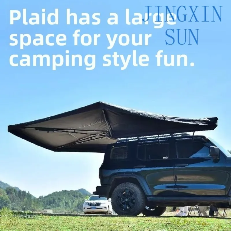 Canopy car awning SUV side tent side account roof 270 degrees legless fan