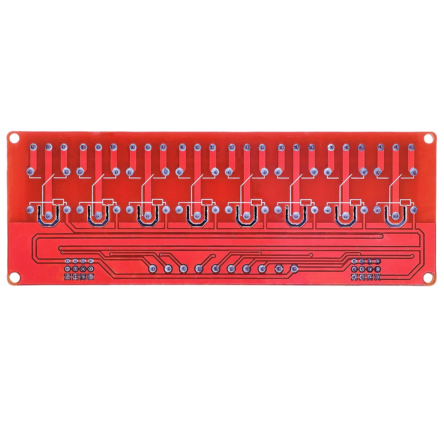 وحدة التتابع 8 قنوات 5 فولت 12 فولت 24 فولت درع اللوحة مع عزل Optocoupler يدعم الزناد عالي ومنخفض المستوى لـ Rasp Pi Arduino