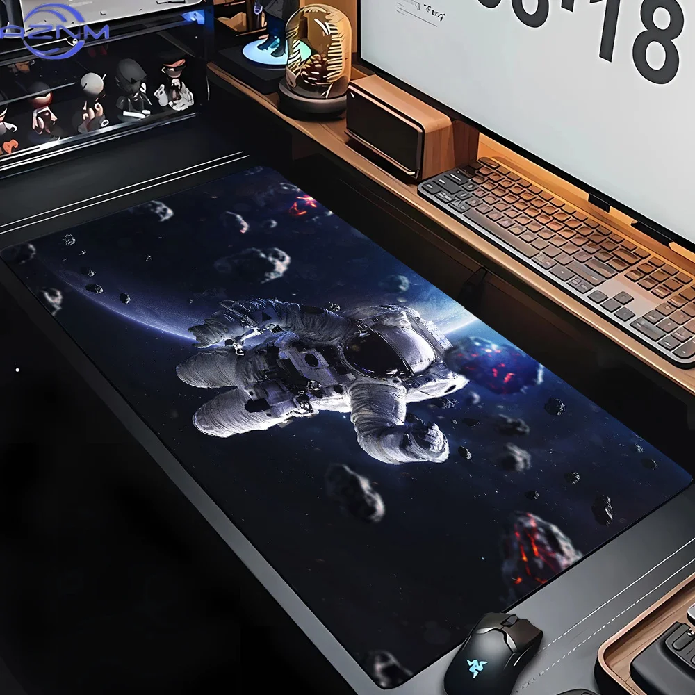 Space Astronaut Mouse Pad New Large Computer Office Game Table Mats XXL Rubber Anti-slip Gaming Keyboard Mousepad Long Desk Pads
