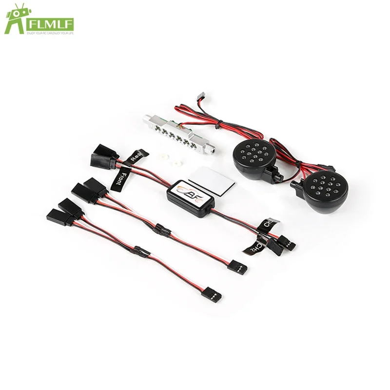 Luz LED + foco delantero + juego de luces traseras 1 apto para 1/5 HPI ROFUN BAHA ROVAN KM BAJA 5B Rc coche juguetes piezas de juegos