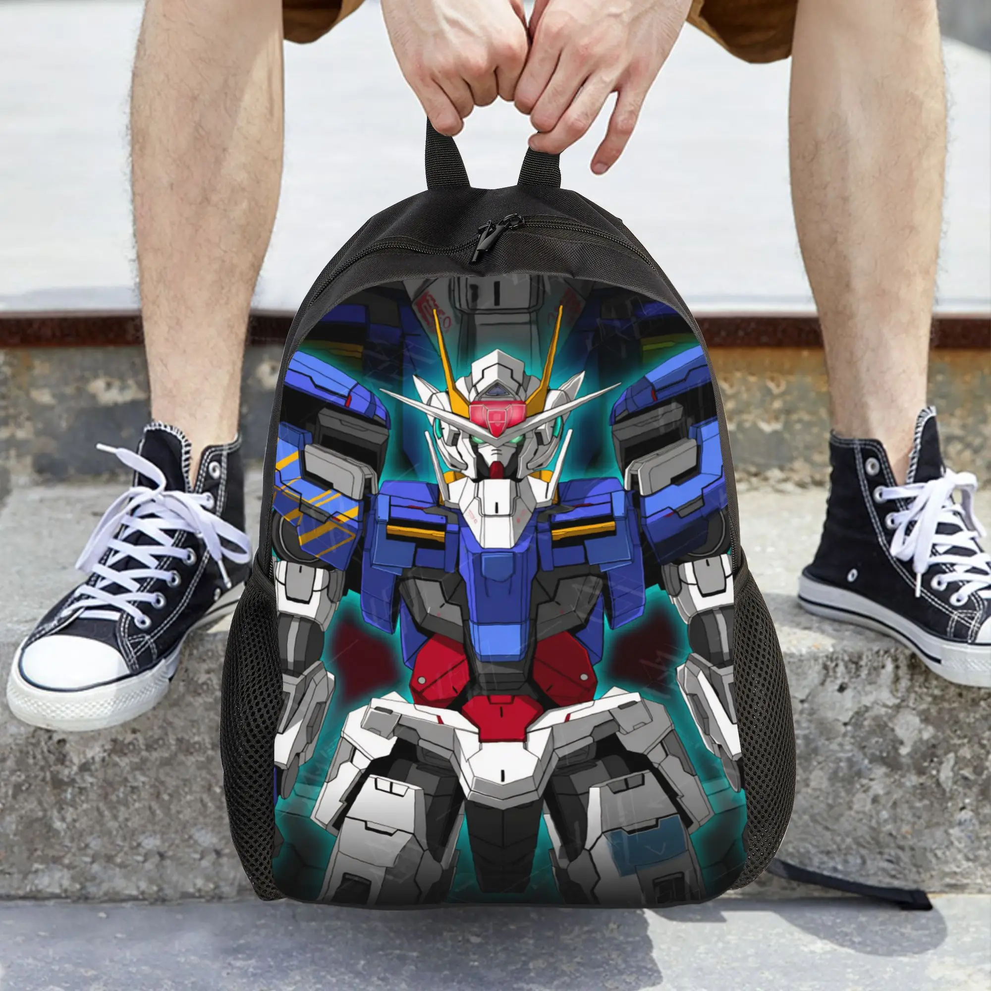 Toddler's mobile suit gundams Backpack Preschool Kindergarten  Backpacks Bag for Boys and Girls