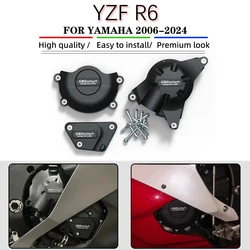 Motorcycles Engine protective cover For YAMAHA YZF R6 2006 2007 2008 2009 2010 2011 2012 2013 2014-2023 carbon fiber printing