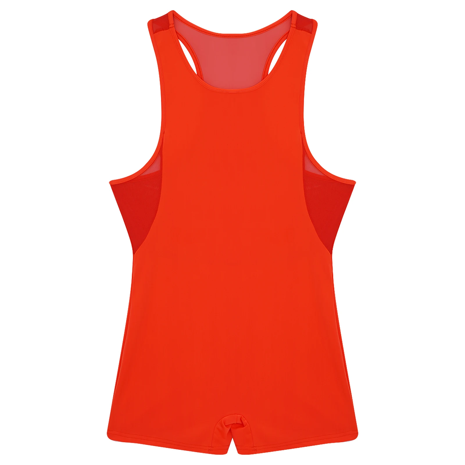 Tank Top Leotard pria, Bodysuit gulat Singlet celana pendek, Jumpsuit otot untuk olahraga senam binaraga Yoga kebugaran