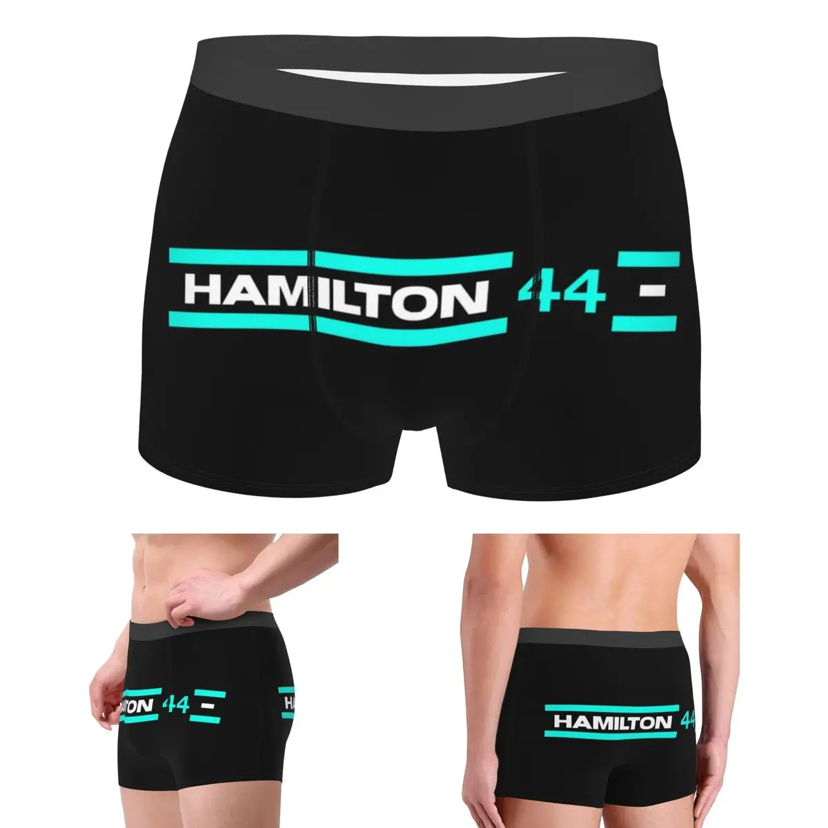 

Boxer Underpants Shorts Lewis Hamilton Panties Male Breathable Underwear for Homme Man Boyfriend Gift
