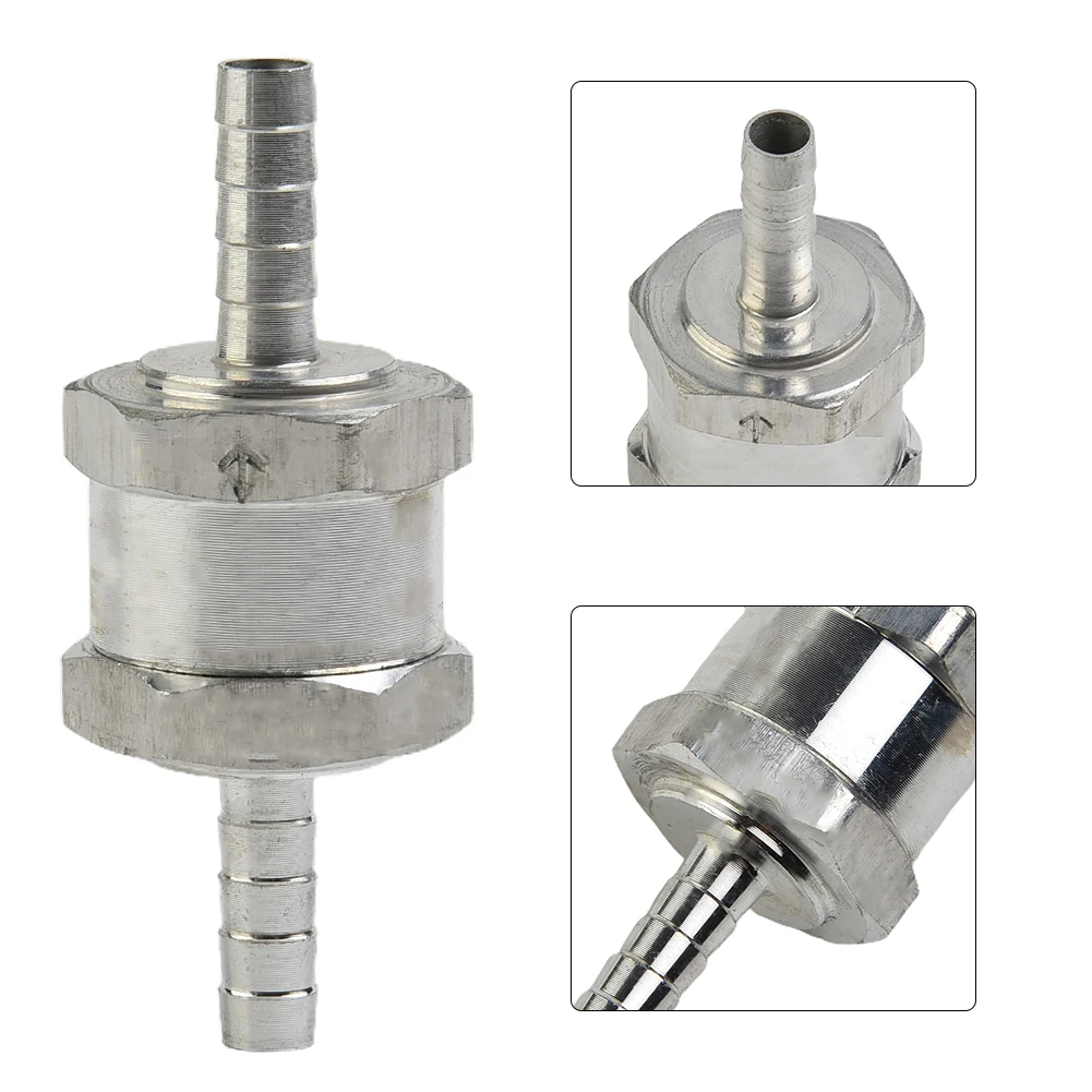 Non Return Valve One-Way Check Valve Aluminium Alloy Valve 6/8/10/12mm For Fuel Air Water Pipe Tube Hose Check Valve