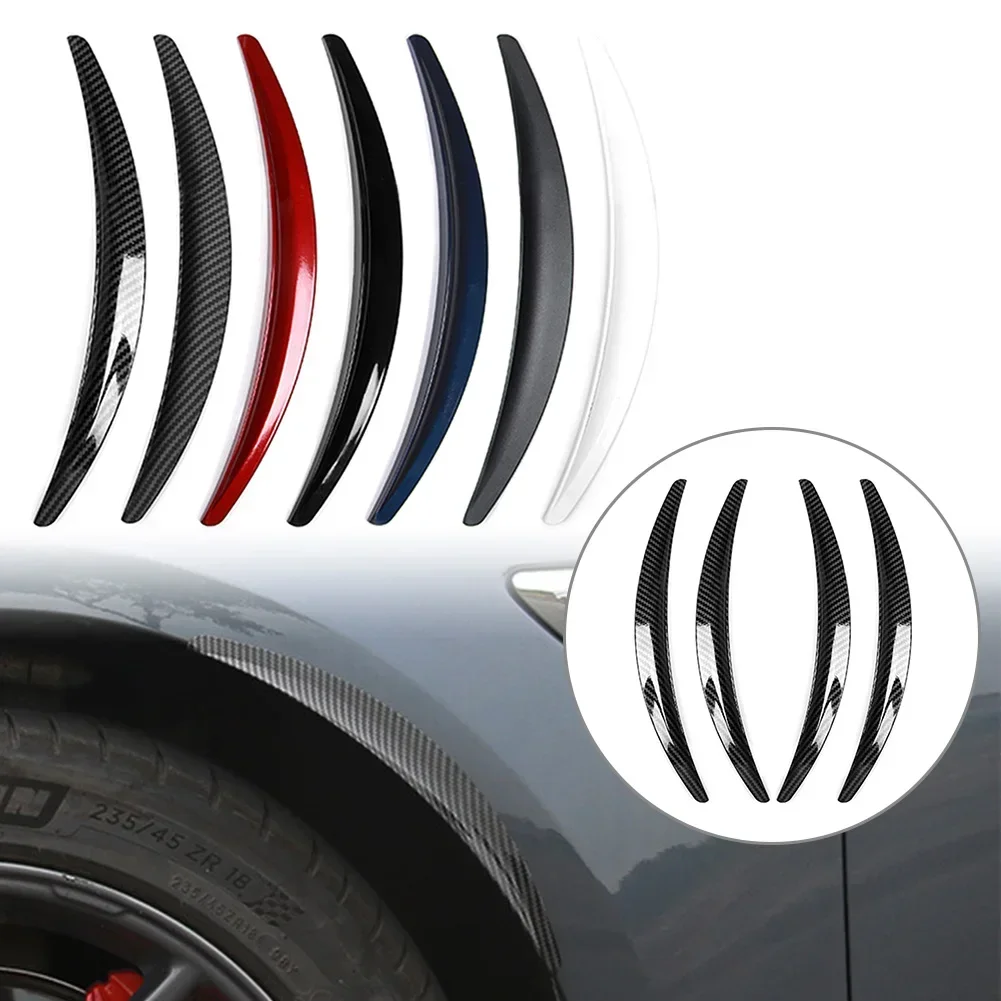 

Car Wheel Eyebrow Arch Trim Side Fender Flare Strip For Tesla Model 3 2017 2018 2019 2020 2021 Exterior Parts 4Pcs/Set