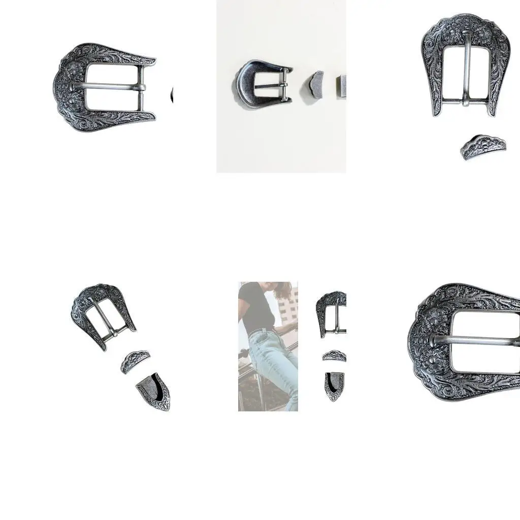 

652f антикварные модные пряжки ремня для печати резные коровь