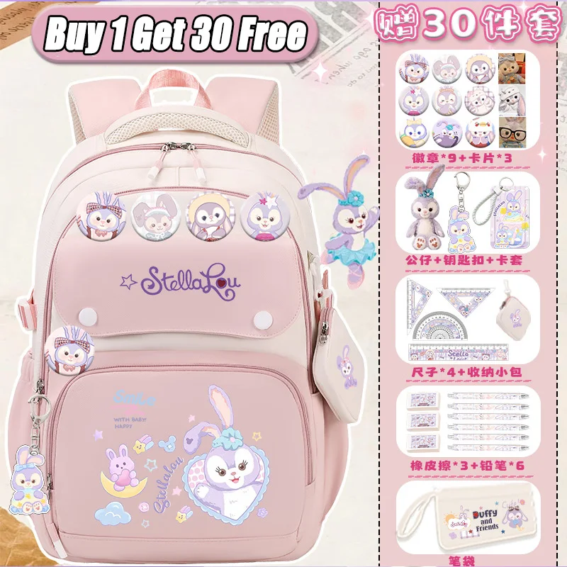 Sanrio Children's Backpack for Girls - 2025 New Model - Cute Starry Bookbag with Large Capacity for Teens - School Backpack