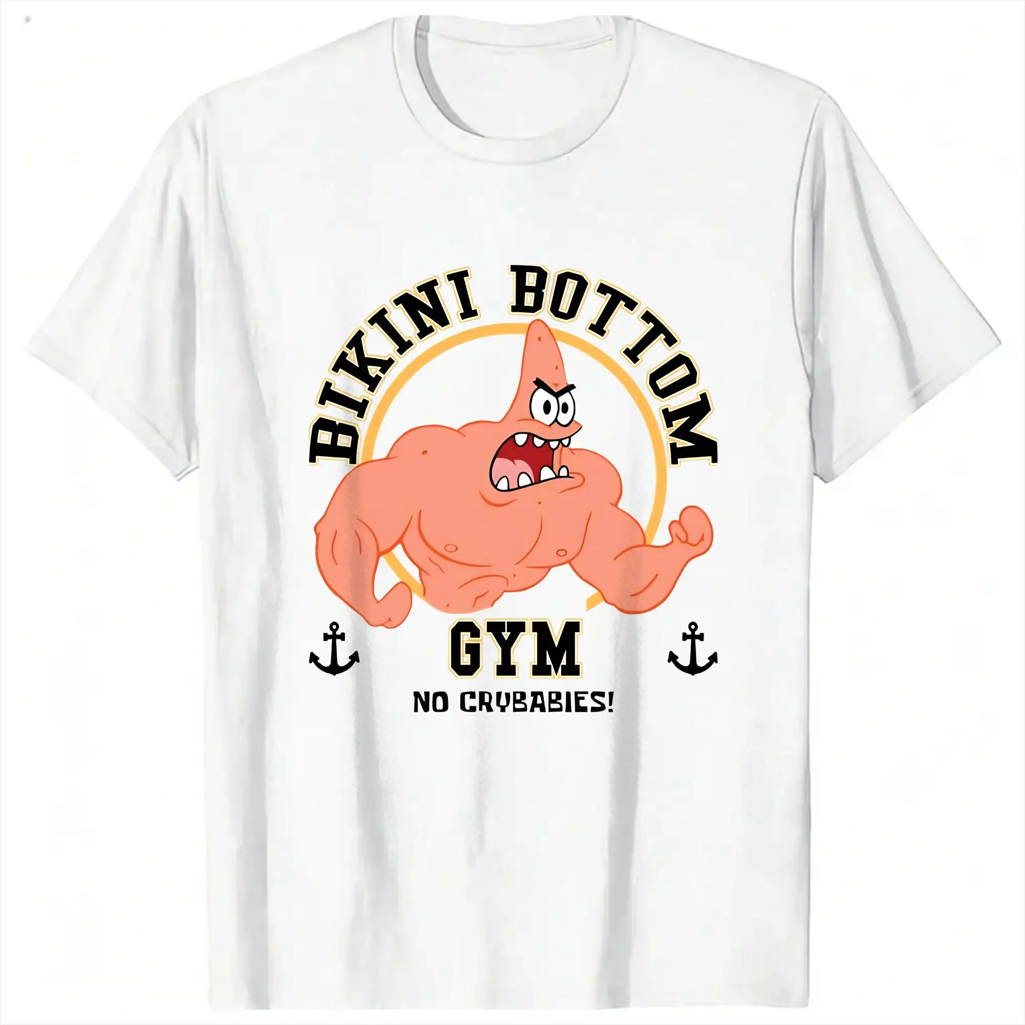 Men Women's T Shirt Bikini Bottom Gym Patrick T-Shirts Harajuku  Summer Tee Shirt Streetwear Casual Pure Cotton Tops Gift Idea