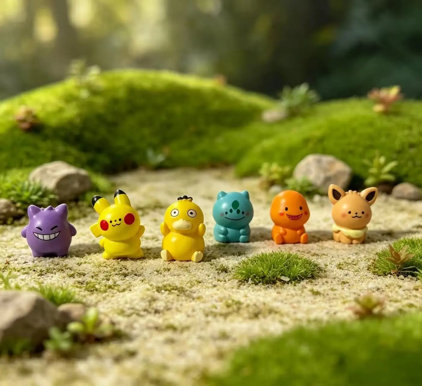 Kawaii-Fantasy-Kreatur-Miniaturfigur, niedliches Cartoon-Desktop-Ornament, tragbare Tischdekoration, süßes Geschenk für Damen – Detail 5