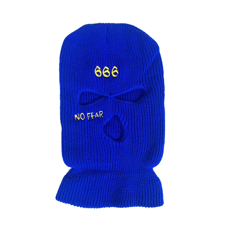 Winter Warm Hat Three-hole Knitted Anti-terrorist Headgear Robber Hoed Cool Gift for Head Mask Outdoor Thermal Wa