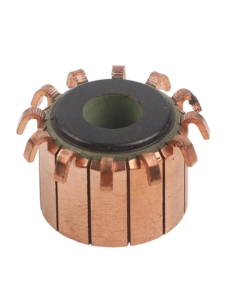 For DC Motor Commutator Wear Resistance Silver Copper 12P Teeth Gear 9*23*17.5(18)mm Electric Motor Brand New Hot Sale